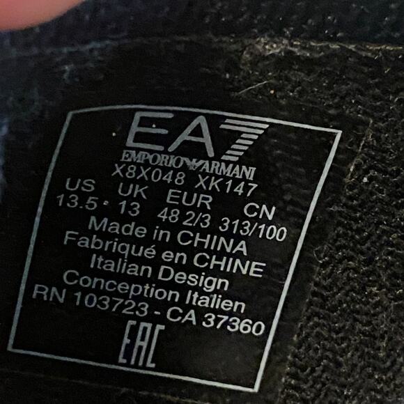 Emporio Armani 13.5 Ea7 Italia Olympic Team Sneakers In Tokyo Navy Tennis Shoes main image 6